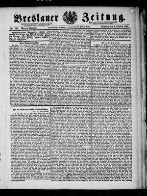 Breslauer Zeitung vom 02.10.1892