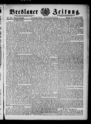 Breslauer Zeitung on Oct 7, 1892