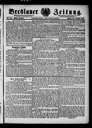 Breslauer Zeitung on Oct 7, 1892