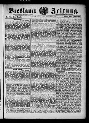 Breslauer Zeitung on Oct 7, 1892