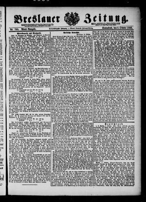 Breslauer Zeitung vom 08.10.1892