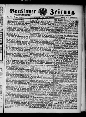 Breslauer Zeitung vom 14.10.1892