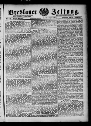 Breslauer Zeitung vom 22.10.1892