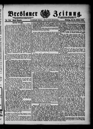 Breslauer Zeitung on Oct 25, 1892