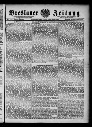 Breslauer Zeitung vom 26.10.1892
