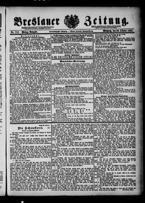 Breslauer Zeitung vom 26.10.1892