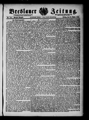 Breslauer Zeitung vom 28.10.1892