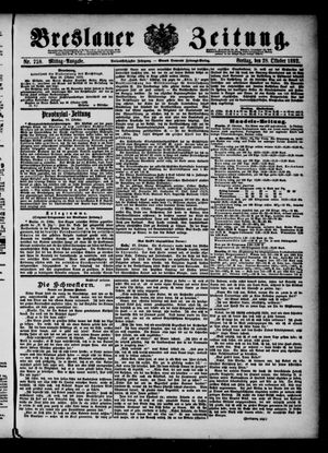 Breslauer Zeitung vom 28.10.1892