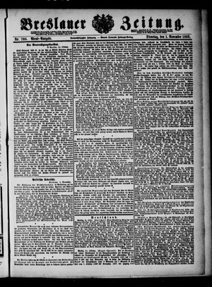 Breslauer Zeitung vom 01.11.1892