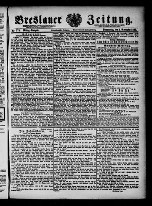 Breslauer Zeitung vom 03.11.1892