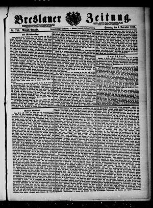Breslauer Zeitung vom 06.11.1892