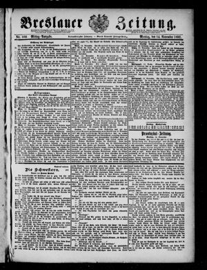Breslauer Zeitung on Nov 14, 1892