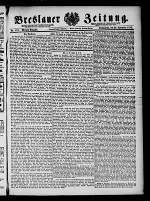 Breslauer Zeitung vom 26.11.1892