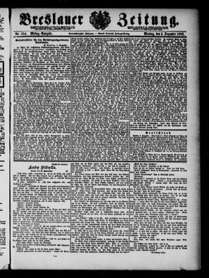 Breslauer Zeitung vom 05.12.1892
