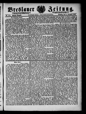 Breslauer Zeitung vom 11.12.1892