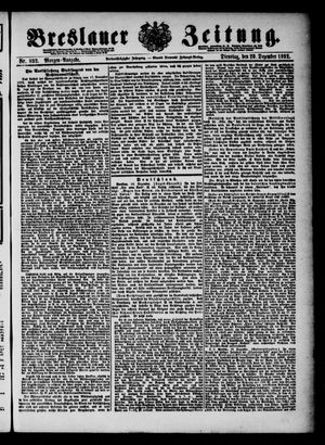 Breslauer Zeitung vom 20.12.1892