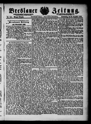 Breslauer Zeitung vom 22.12.1892