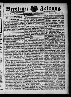 Breslauer Zeitung vom 23.12.1892