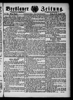 Breslauer Zeitung vom 23.12.1892