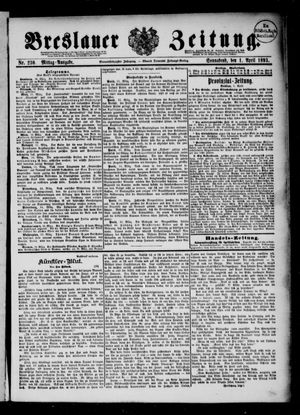Breslauer Zeitung on Apr 1, 1893