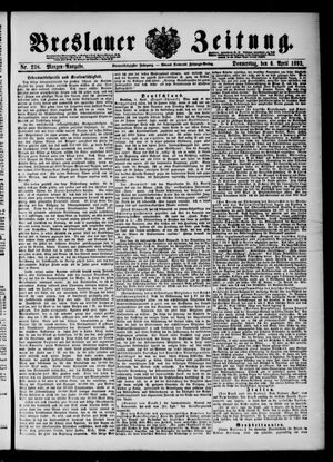 Breslauer Zeitung vom 06.04.1893