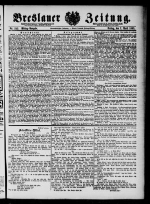 Breslauer Zeitung on Apr 7, 1893