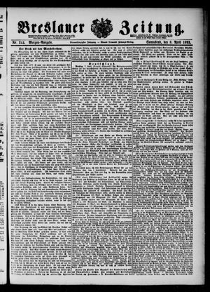 Breslauer Zeitung vom 08.04.1893