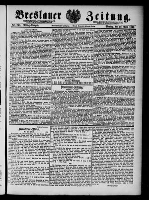 Breslauer Zeitung vom 10.04.1893
