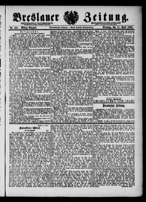 Breslauer Zeitung on Apr 11, 1893
