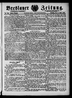 Breslauer Zeitung vom 18.04.1893