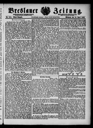 Breslauer Zeitung on Apr 19, 1893
