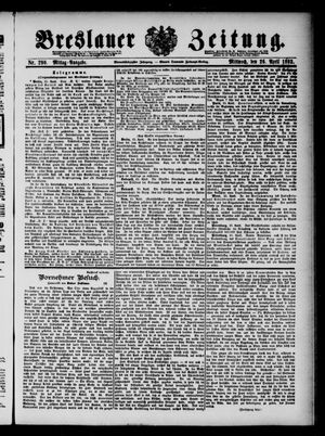 Breslauer Zeitung on Apr 26, 1893