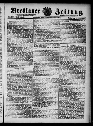 Breslauer Zeitung on Apr 28, 1893