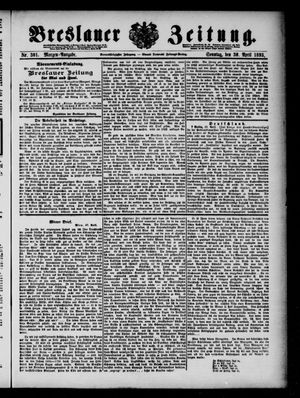 Breslauer Zeitung on Apr 30, 1893