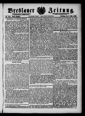 Breslauer Zeitung on May 2, 1893