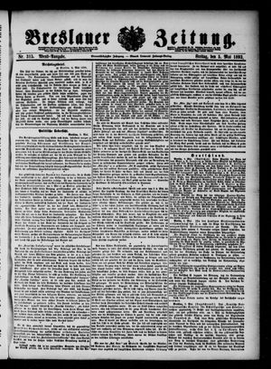 Breslauer Zeitung on May 5, 1893