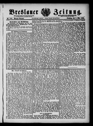 Breslauer Zeitung on May 7, 1893