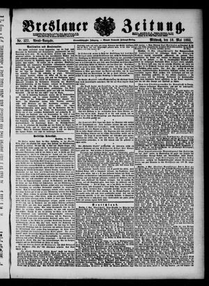 Breslauer Zeitung vom 10.05.1893