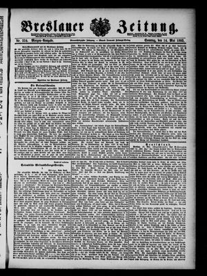 Breslauer Zeitung vom 14.05.1893