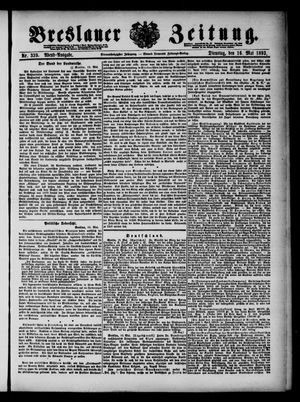 Breslauer Zeitung vom 16.05.1893