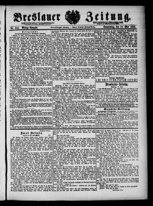 Breslauer Zeitung on May 18, 1893