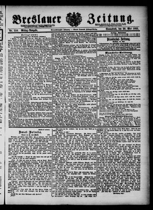 Breslauer Zeitung on May 20, 1893
