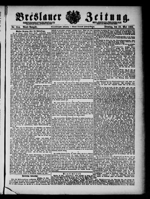 Breslauer Zeitung on May 23, 1893