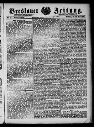 Breslauer Zeitung vom 24.05.1893
