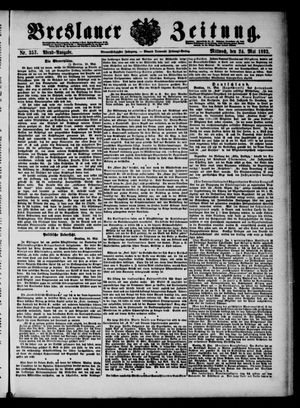 Breslauer Zeitung on May 24, 1893