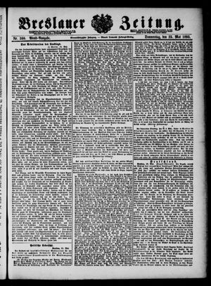 Breslauer Zeitung on May 25, 1893