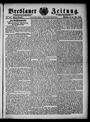 Breslauer Zeitung vom 31.05.1893