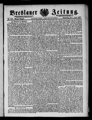 Breslauer Zeitung vom 01.06.1893