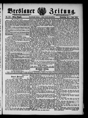 Breslauer Zeitung on Jun 1, 1893