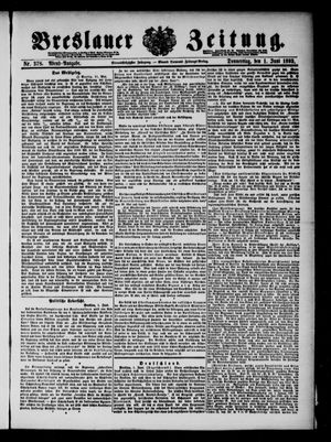 Breslauer Zeitung on Jun 1, 1893